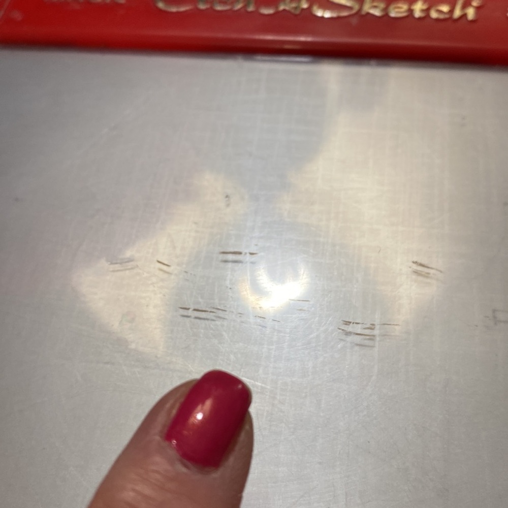Vintage #505 Etch A Sketch Red Drawing Toy! - Picture 2 of 6